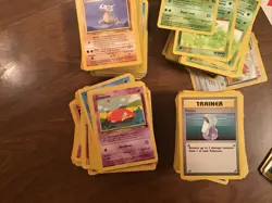 Vintage 1999 Pokemon TCG Trading Cards Collection 500+ Cards WOTC Heavy Play Dmg - Image 2