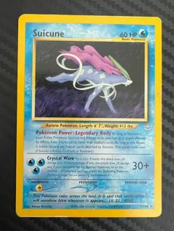 Pokemon TCG Suicune Neo Revelation Card 27/64 Unlimited Rare VLP - Image 1