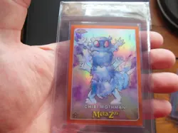 MetaZoo Topps Chrome Chibi Mothman 03/25 Orange Refractor Card - Image 1