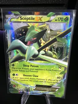 Pokemon TCG Sceptile EX Card Ancient Origins 7/98 Holo Ultra Rare - Image 1