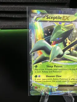 Pokemon TCG Sceptile EX Card Ancient Origins 7/98 Holo Ultra Rare - Image 2