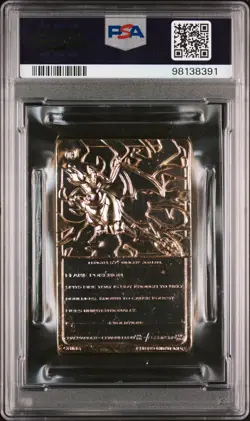 1999 BURGER KING POKEMON GOLD CARDS CHARIZARD PSA 8 - Image 2