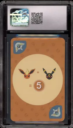 Pokemon Vaporeon Point Salad Eevee Edition Playing Cards KOREAN SCRATCHED CGC 10 - Image 2
