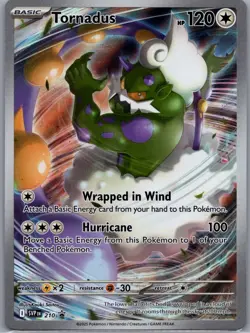 Tornadus SVP 210 SV: Scarlet & Violet Promo Cards - Pokemon Card - NM - Image 1