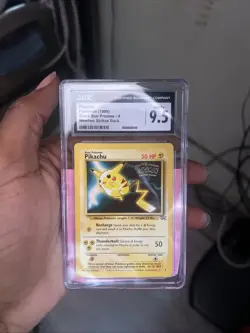 Pikachu #4 WB Movie Black Star Promo Pokemon Card CGC 9.5 Mint - Image 1