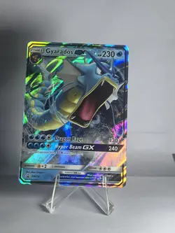 Gyarados GX SM212 - Hidden Fates Promo Full Art Holo Pokemon Card NM/M Mint 🔥 - Image 1