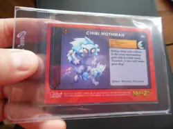 MetaZoo Topps Chrome Chibi Mothman 23/25 Orange Refractor Card - Image 2
