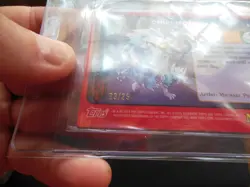 MetaZoo Topps Chrome Chibi Mothman 23/25 Orange Refractor Card - Image 3