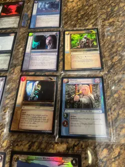 LOTR Lord Of The Rings Fellowship Of The Ring Lot Cards 27 Foil Card Lot - Image 1