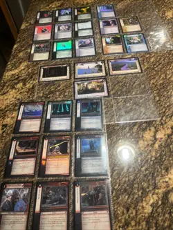 LOTR Lord Of The Rings Fellowship Of The Ring Lot Cards 27 Foil Card Lot - Image 2