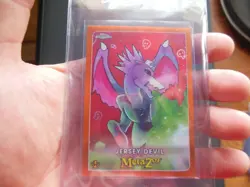 MetaZoo Topps Chrome Jersey Devil 23/25 Orange Refractor Card - Image 1