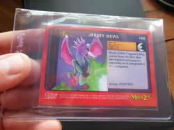 MetaZoo Topps Chrome Jersey Devil 23/25 Orange Refractor Card - Image 2