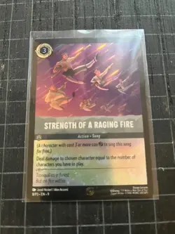 New - Disney - Lorcana - Strength of a Raging Fire - 8 Promo Cards - Cold Foil! - Image 1