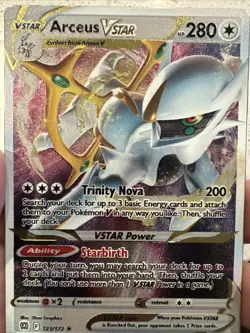 Arceus VSTAR - (Metal Card) 123/172 Miscellaneous Cards & Products Holo - Image 1