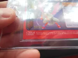 MetaZoo Topps Chrome Jersey Devil 02/99 Green Refractor Card - Image 3