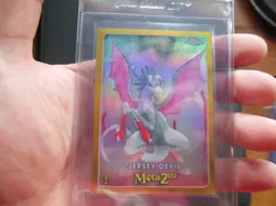 MetaZoo Topps Chrome Jersey Devil 48/50 Gold Refractor Card - Image 1