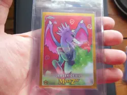 MetaZoo Topps Chrome Jersey Devil 29/50 Gold Refractor Card - Image 1