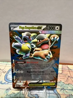 Mega Kangaskhan EX Pokemon Card - Ability: Run Errand and Rapid-Fire Combo - Image 1