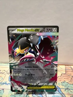 Mega Mawile EX Pokemon Card - 270 HP, Gobble Down, Huge Bite - Image 1