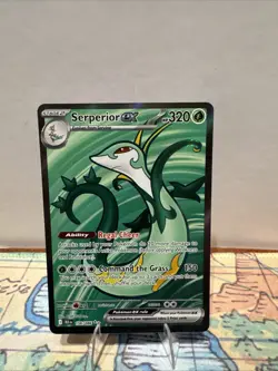 Pokemon Card Serperior GX 320 HP Rare Holo Trading Card Game - Image 1