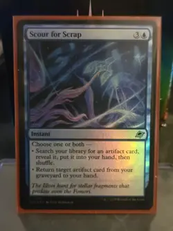 FOIL U 0073 Scour for Scrap Instant Uncommon Edge of Eternities MTG Card - Image 1