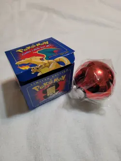 23K Gold Plated CHARIZARD Trading Card 1999 Burger King Pokemon Ball NEW SEALED - Image 1