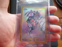 MetaZoo Topps Chrome Batsquatch 07/50 Gold Refractor Card - Image 1