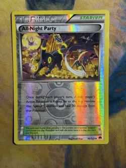 All-Night Party 96/122 Reverse Holo Umbreon XY BREAKPoint Pokemon Card LP - Image 2