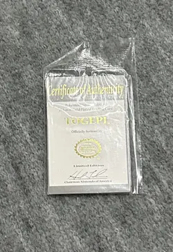 Genetic Pokemon Evolution Togepi 23K Gold Card in case "1999" - COA - Image 3
