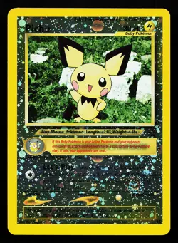 Pichu 35 Holo WOTC Black Star Promo Pokemon Card - Image 1
