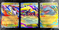 POKEMON MEGA CARDS LATIAS EX-MANECTRIC EX-VENUSAUR EX (SET OF 3) - Image 1