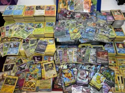 1000+ Pokemon Card Mystery FIRE Lot W/ Holos, Rev Holo & EX/V🔥lot#5 - Image 1