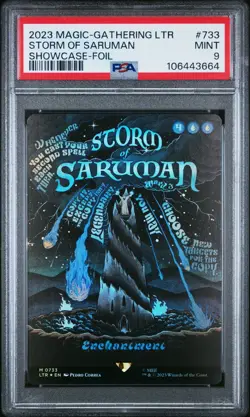 2023 MTG LTR STORM OF SARUMAN #733 (M) Lord Of The Rings - MINT - FOIL - PSA 9 - Image 1