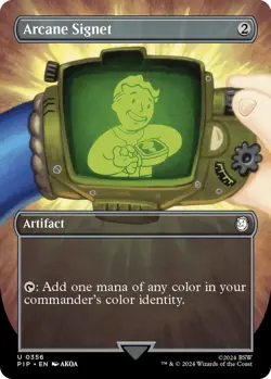 Arcane Signet (Borderless) - Universes Beyond: Fallout (PIP) - Image 1