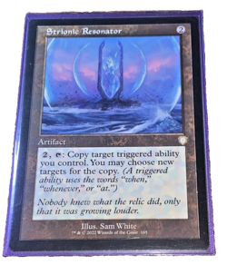 STRIONIC RESONATOR - MTG - NM+ The Brothers War Commander 1 Rare (Retro Frame) - Image 1