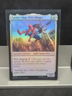 Spider-Man, Web-Slinger FOIL X1 NM Marvel's Spider Man MTG - Image 1
