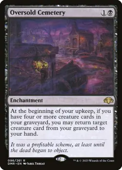Oversold Cemetery Foil - Dominaria Remastered MTG-NM - Image 1