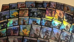 MTG Lot of 43 FOIL Double Sided Token's from Final Fantasy - Image 2