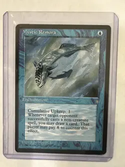 Mystic Remora Ice Age Regular MTG Magic The Gathering NM - Image 1