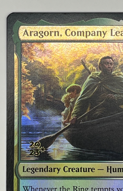 MTG Aragorn, Company Leader Prerelease Foil Promo LTR #191 Lord of the Rings - Image 3