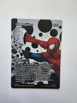 Comeuppance M0001 Borderless Spider-Man Magic The Gathering 2025 Marvel - Image 1
