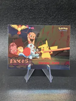 NM SILVER FOIL 52 EVERYONE...PULL!!! POKEMON TOPPS MOVIE BLUE 1999 - Image 1