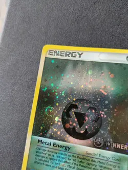 Pokemon Metal Energy Winner Stamp Promo Holo Swirl Ruby Sapphire Set 94/109 NM - Image 2