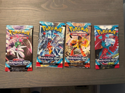 Pokemon TCG Scarlet & Violet Paradox Rift Sealed Booster Pack Lot of 4, Art Set - Image 1