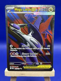 Near Mint Mega Latias ex 163/132 Mega Evolution Ultra Rare - Image 1