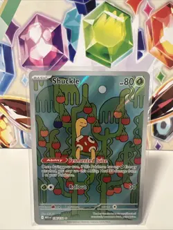 Shuckle 136/132 Illustration Rare (IR) Holo - Pokemon TCG Mega Evolution - NM - Image 1