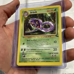 Pokemon 1999 Wizards Pokemon Fossil Set 31 /62 Arbok Vintage Vtg NM/MT Uncommon - Image 2