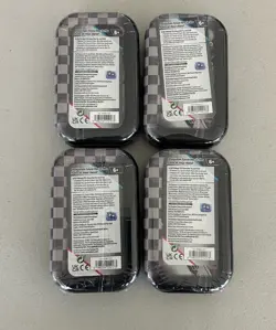 Lot of 4x Pokemon Black Bolt & White Flare Unova Mini Tins New Sealed Free Ship - Image 2