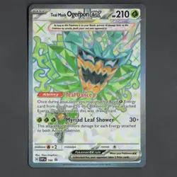 Teal Mask Ogerpon EX 166 - Scarlet & Violet - Black Star Promo - Pokemon - Image 1