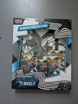 Pokemon TCG Black Bolt & White Flare Binder Collection Box Factory Sealed - Image 1